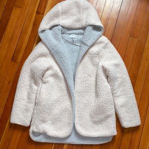 Urban Outfitters Ecote Teddy Cosy Reversible Hooded Jacket